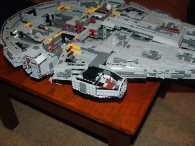Lego Millenium Falcon 10179 - cockpit is partly completed