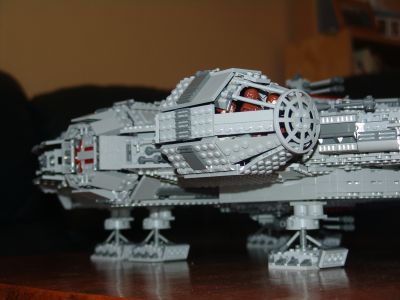 Lego Millenium Falcon 10179 - closeup of cockpit