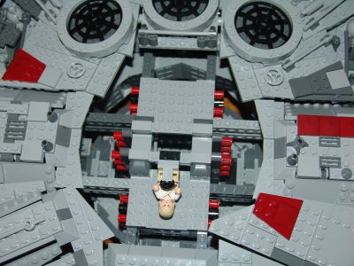 Lego Millenium Falcon 10179 - Luke in the top gunnery area